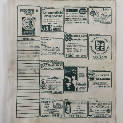 Cover, Document