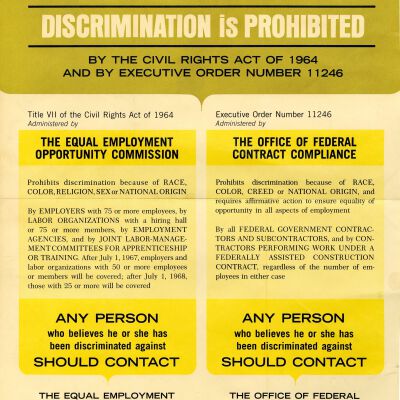 Equal Employment Opportunity Information Poster