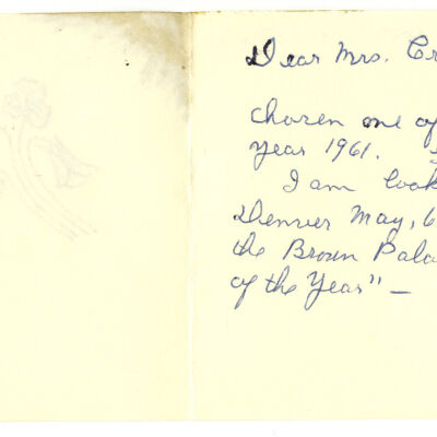 Card, Congratulatory
