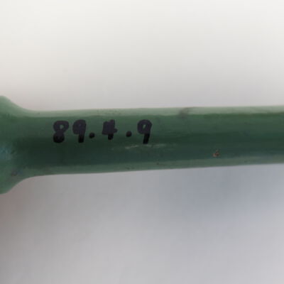 Number on meat maul.: Origsize: 11.25" (l) x 2.25" (; Origformat: Artifact