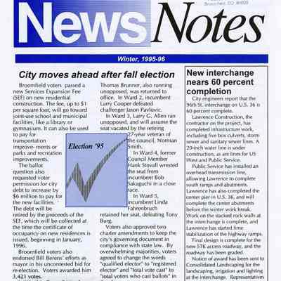 Winter 1995-1996 News Notes
