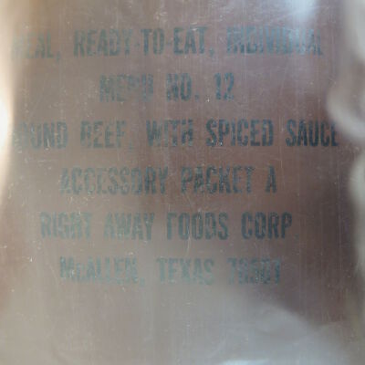 MRE (Meal Ready to Eat)