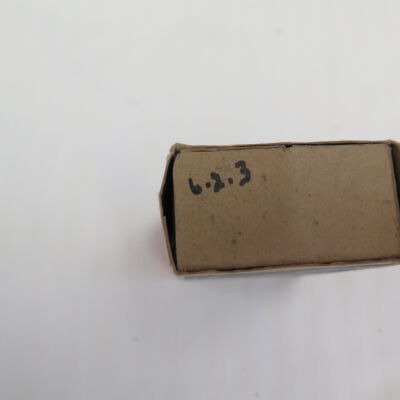 Number on box.: Origsize: 2.75" (h) x 4.75" (w; Origformat: Artifact