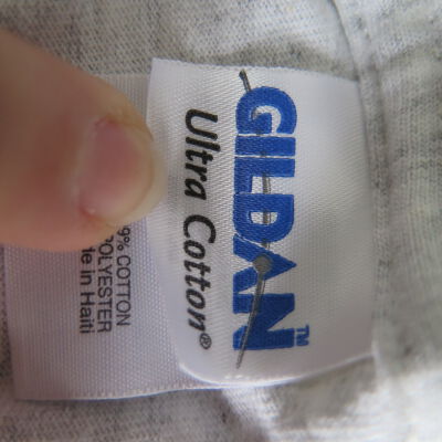 Close up of tag.: Origformat: Artifact