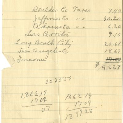 Record, Bookkeeping