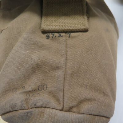 Back of canteen cover: Origformat: Artifact