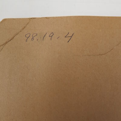 Number detail: Origsize: 16"(H) x 10"(W); Origformat: Artifact