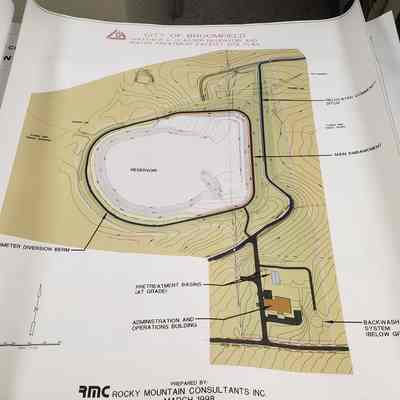 Reservoir and Water Treatment Facility Site Plan