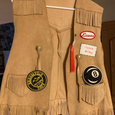 Jaycees' Vest belonging to Duane Wiley
