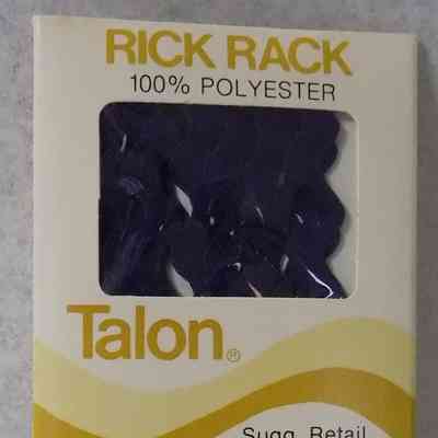 Navy Blue Rick Rack Trim