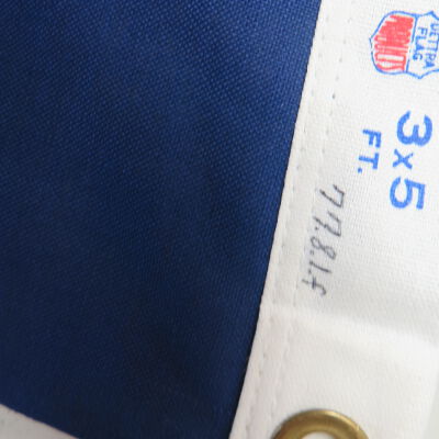 Close up of number on flag.: Origformat: Artifact