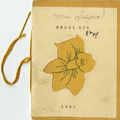 Merri Mix Club program, 1940