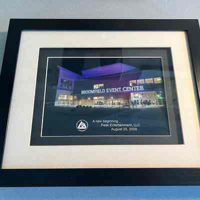 Broomfield Event Center Commemorative Photograph