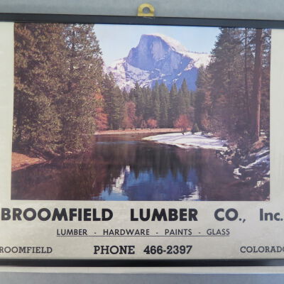 Broomfield Lumber Co. Calendar 1966