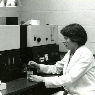 Scientist Testing Water