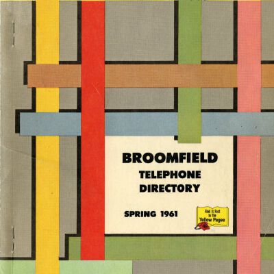 Broomfield Telephone Directory, Spring 1961