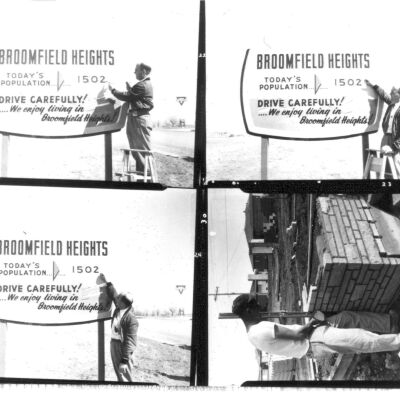 Broomfield Heights Population Sign