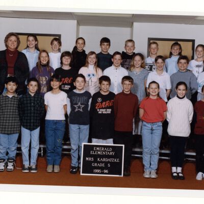 1995-1996 Kardatzke Class Photo