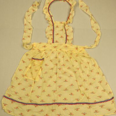Yellow Ruffle Apron
