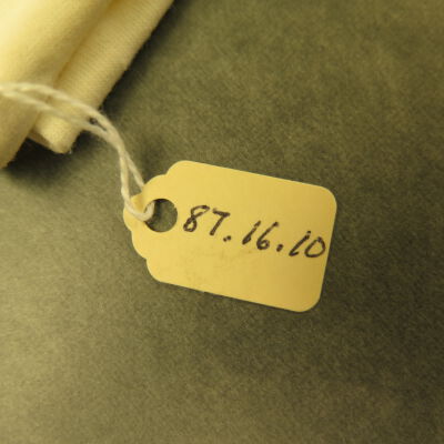 Number on gloves.: Origsize: 3.5" (w) x 12.5" (l); Origformat: Artifact