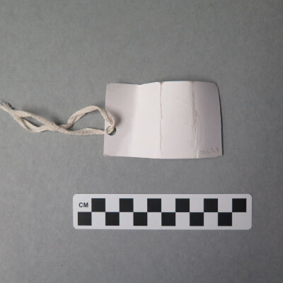 Back of business card.: Origsize: 3.5" (l) x 2" (w); Origformat: Artifact