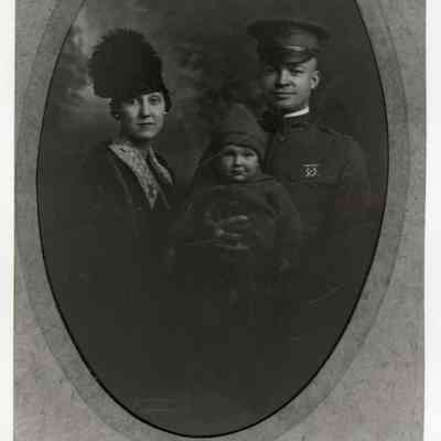 Mamie, Dwight, and Doud Dwight "Icky" Eisenhower