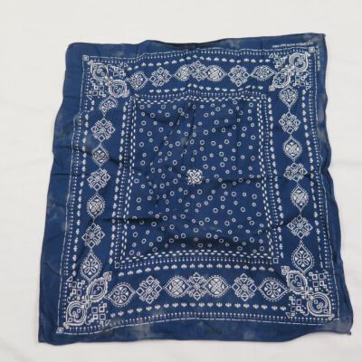 One side of handkerchief.: Origsize: 15" (w) x 15" (l); Origformat: Artifact