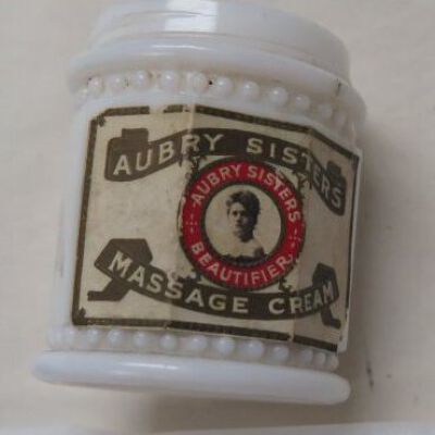 Front of jar: Origsize: 2.5" (h) x 2.25" (di; Origformat: Artifact