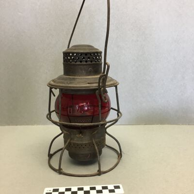 Burlington Route Kerosene Lantern