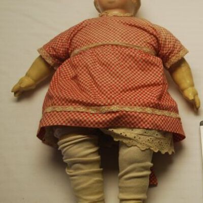Front of doll: Origsize: 24" (h) x 16"(w) x 5; Origformat: Artifact