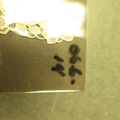 Close up of number.: Origsize: 8.5" (w) x 11" (l); Origformat: Artifact