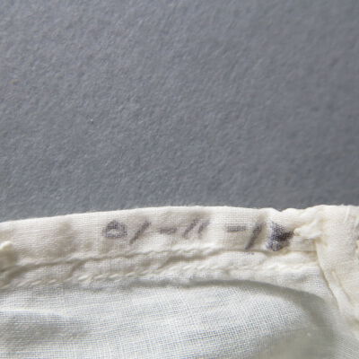 Number of dress: Origsize: 10" (w) x 19" (l); Origformat: Artifact