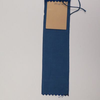 Back of ribbon: Origsize: 1.5" (w) x 6.5" (l); Origformat: Artifact