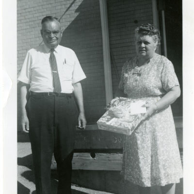 Miles and Emily Crawford at Retirement Celebration