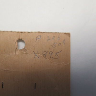 Number on back of card.: Origsize: 2.5" (w) x 3.5" (l); Origformat: Artifact
