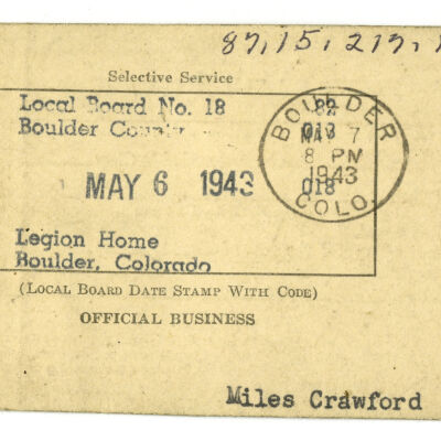 Card, Draft