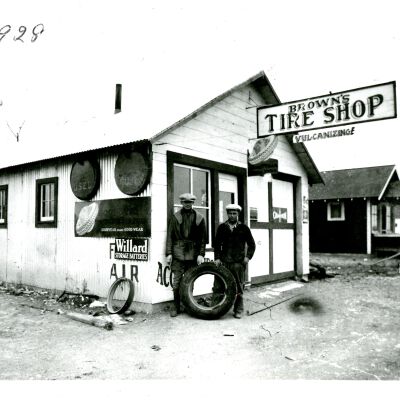 Brown's Tire - at end of Hemlock Way on Highway U.S. 287.