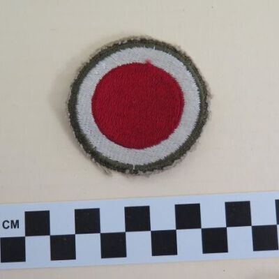 Front of patch: Origsize: 2.25" (dia); Origformat: Artifact