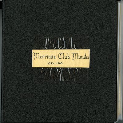 Merri Mix Club minutes, 1945-1968