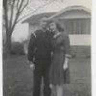 Clyde Brunner and a friend
