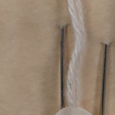 Hatpin with round brown head: Origformat: Artifact