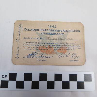 Front of card.: Origsize: 4" (w) x 2.5" (l); Origformat: Artifact
