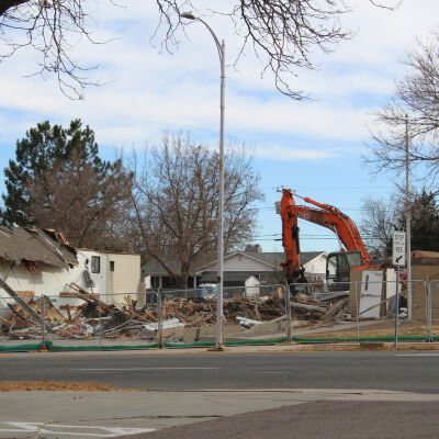 First North Metro Fire Station During Demolition