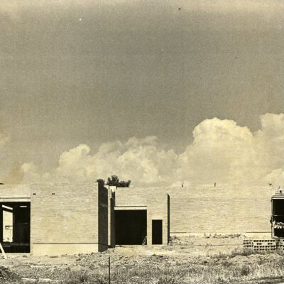 United Bank building under construction, circa 1970: Origsize: 8" x 10"; Origformat: Print-Photographic; Resolution: 500dpi