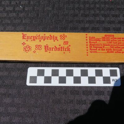 Reverse Detail: Origsize: 1"(W) x 48" (L); Origformat: Artifact