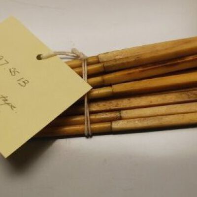 Set of chopsticks: Origsize: 11"(l) x 3"(w); Origformat: Artifact