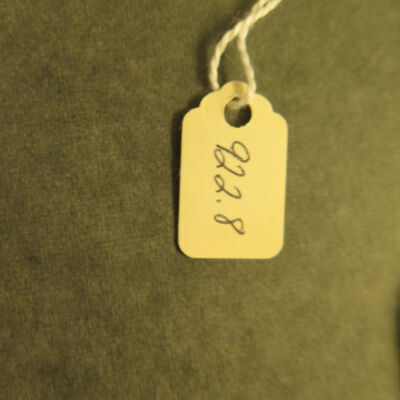 Close up of number on quilt.: Origsize: 7" (w) x 29" (l); Origformat: Artifact