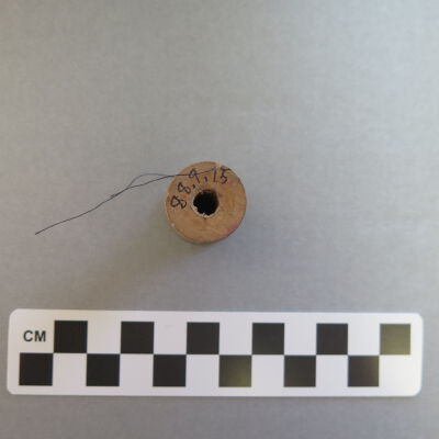 Other side of spool.: Origsize: 1" (h) x 0.75" (diam; Origformat: Artifact