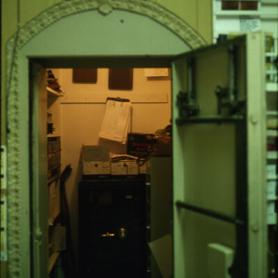 Vault in Old Broomfield Lumber, Original Broomfield State Bank Built 1920