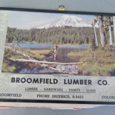 Broomfield Lumber Co. Calendar 1962